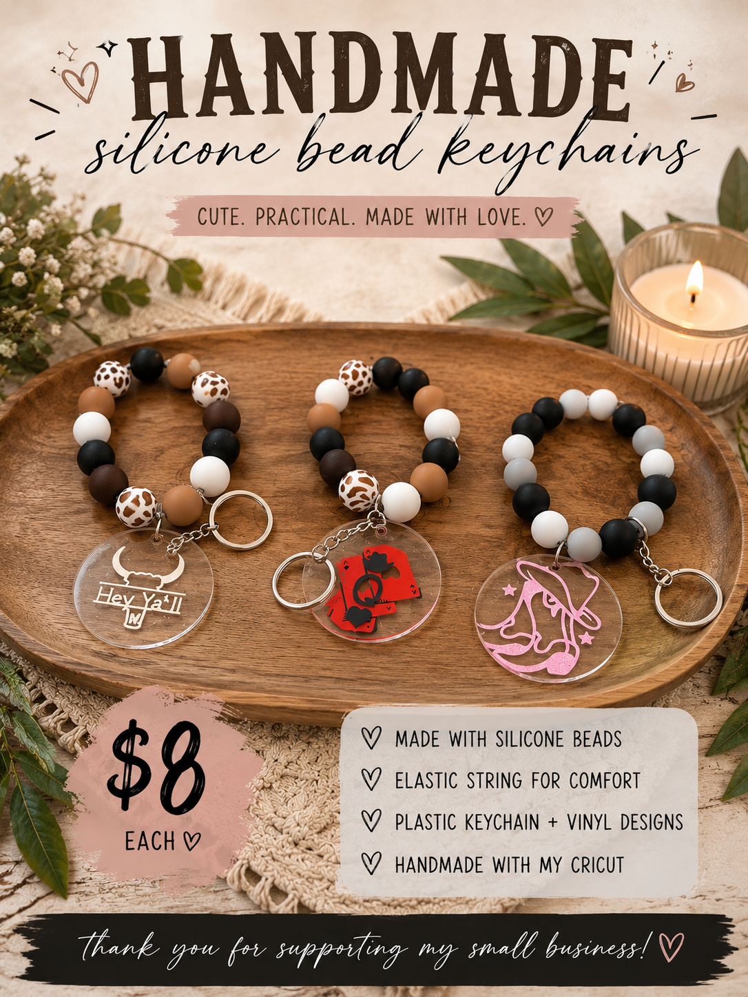 Handmade Silicone Bracelets
